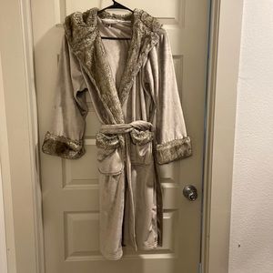 Pottery Barn Faux Fur Robe